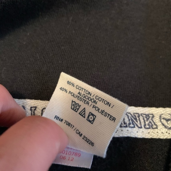 PINK Victoria’s Secret black 1/4 zip with pocket - Picture 9 of 9